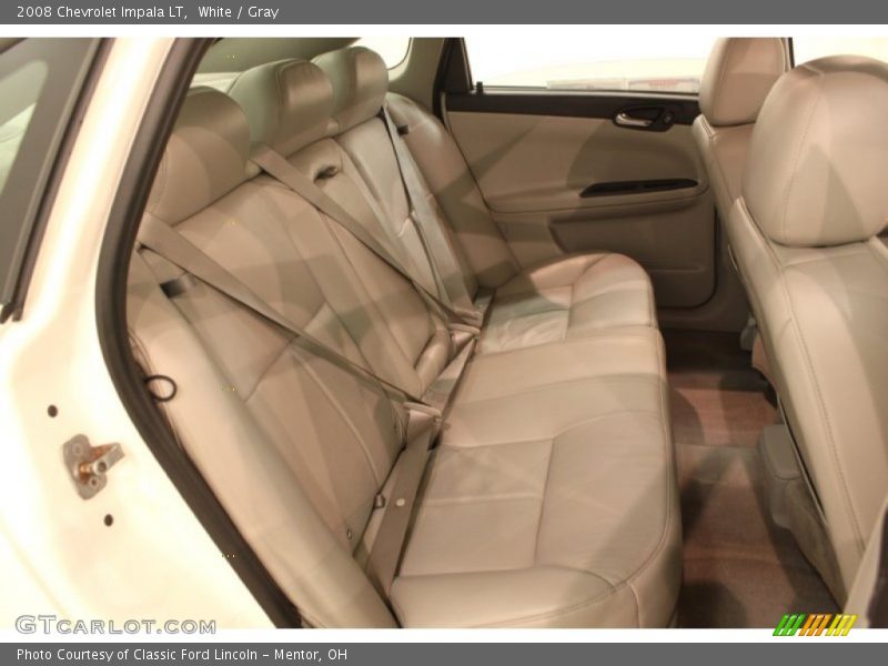 White / Gray 2008 Chevrolet Impala LT