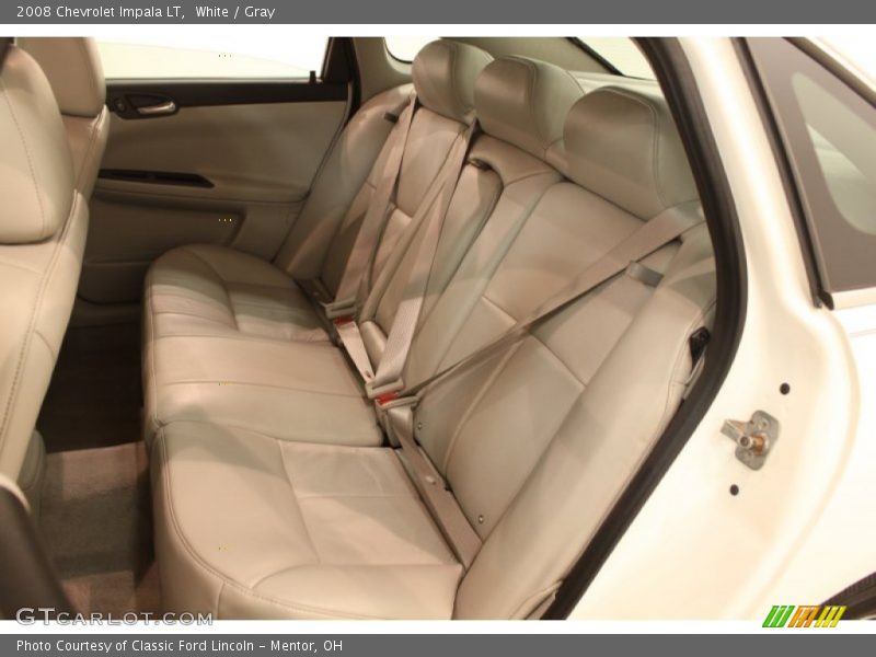 White / Gray 2008 Chevrolet Impala LT