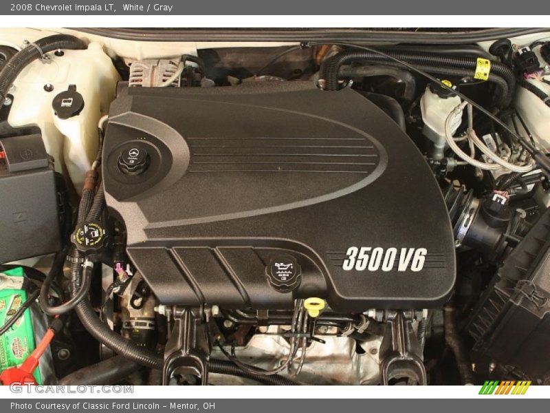 White / Gray 2008 Chevrolet Impala LT