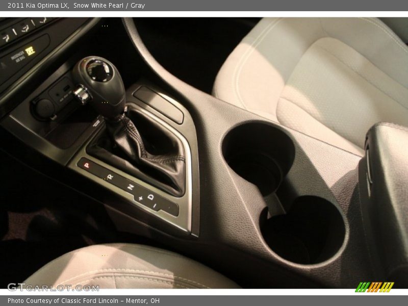 Snow White Pearl / Gray 2011 Kia Optima LX
