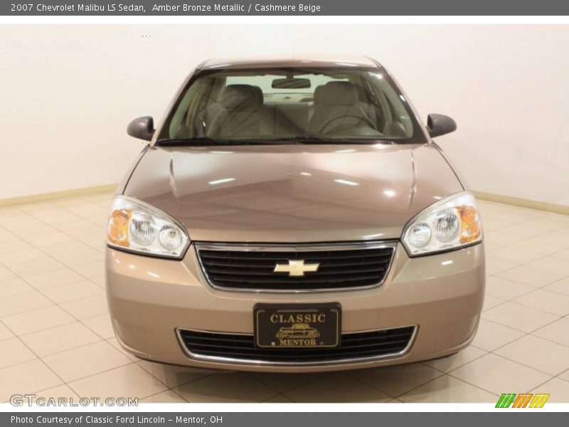 Amber Bronze Metallic / Cashmere Beige 2007 Chevrolet Malibu LS Sedan
