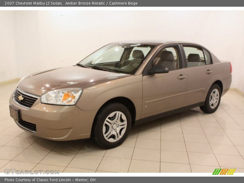 Amber Bronze Metallic / Cashmere Beige 2007 Chevrolet Malibu LS Sedan