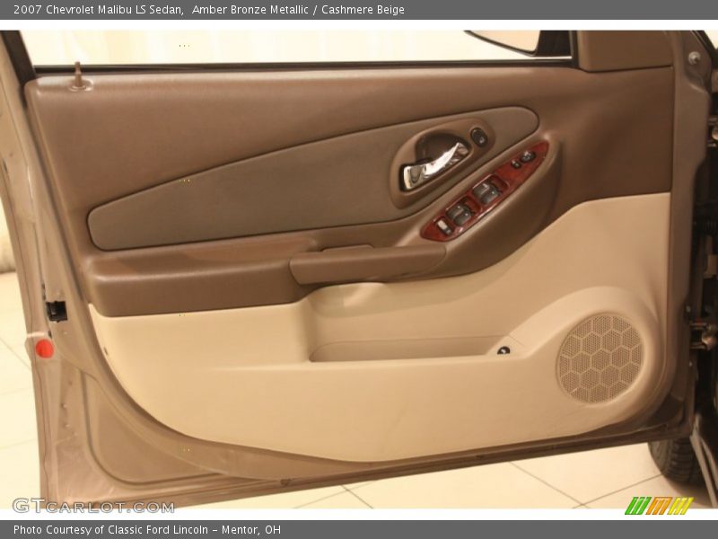 Amber Bronze Metallic / Cashmere Beige 2007 Chevrolet Malibu LS Sedan