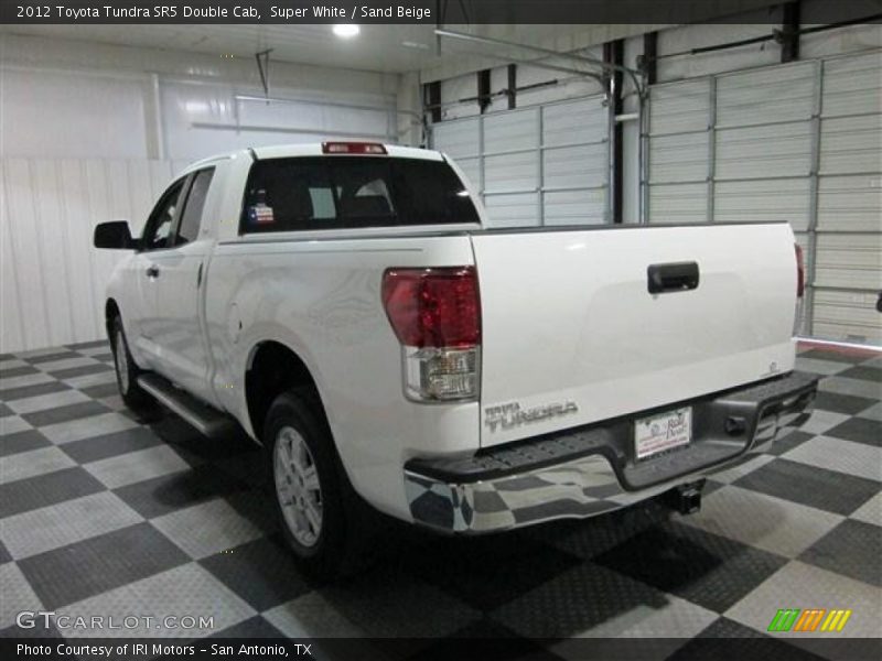 Super White / Sand Beige 2012 Toyota Tundra SR5 Double Cab