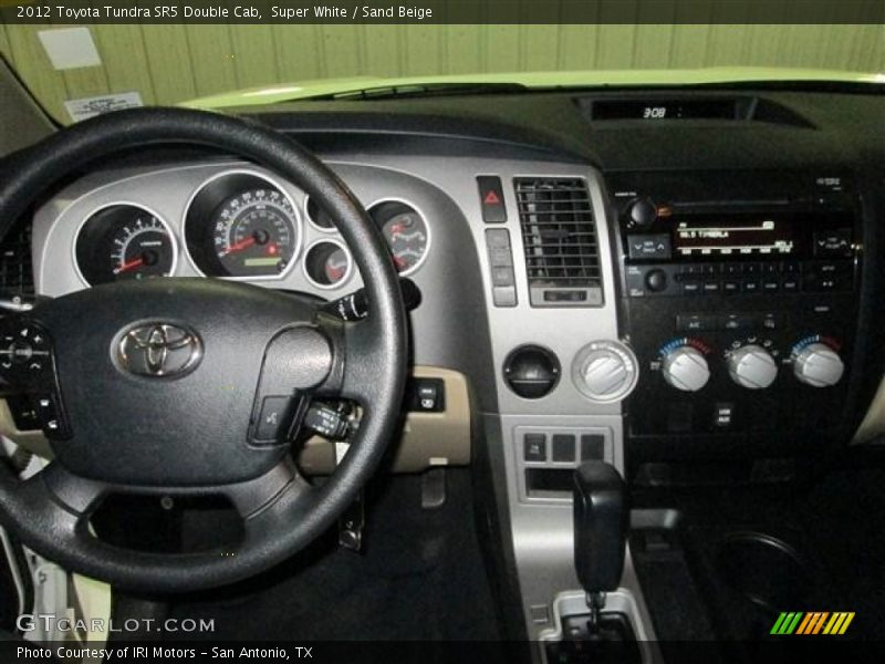 Super White / Sand Beige 2012 Toyota Tundra SR5 Double Cab