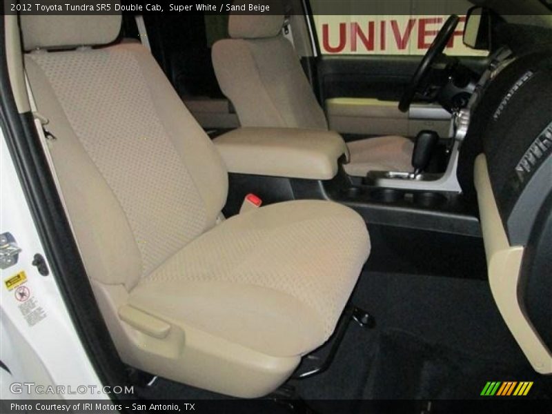 Super White / Sand Beige 2012 Toyota Tundra SR5 Double Cab