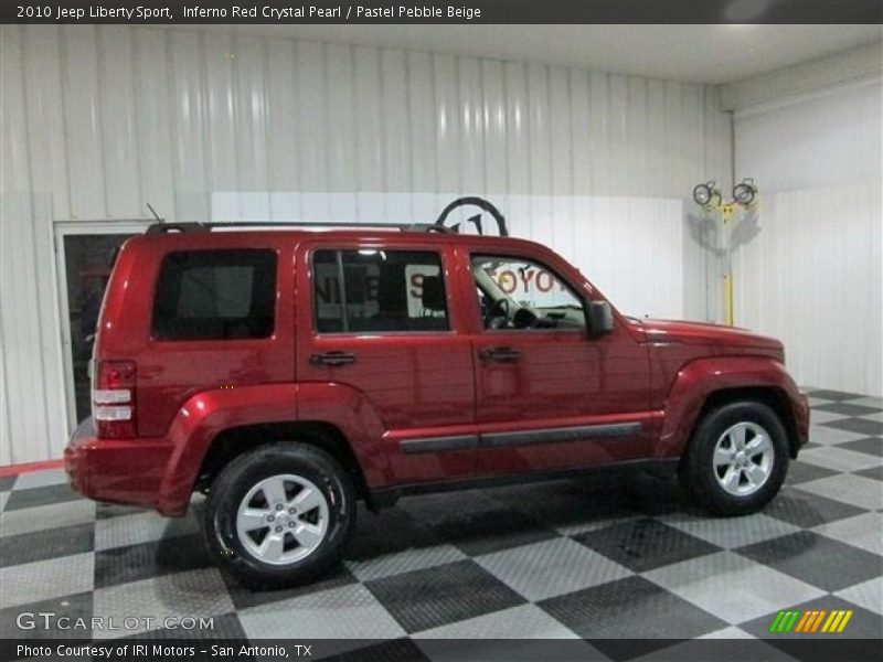 Inferno Red Crystal Pearl / Pastel Pebble Beige 2010 Jeep Liberty Sport