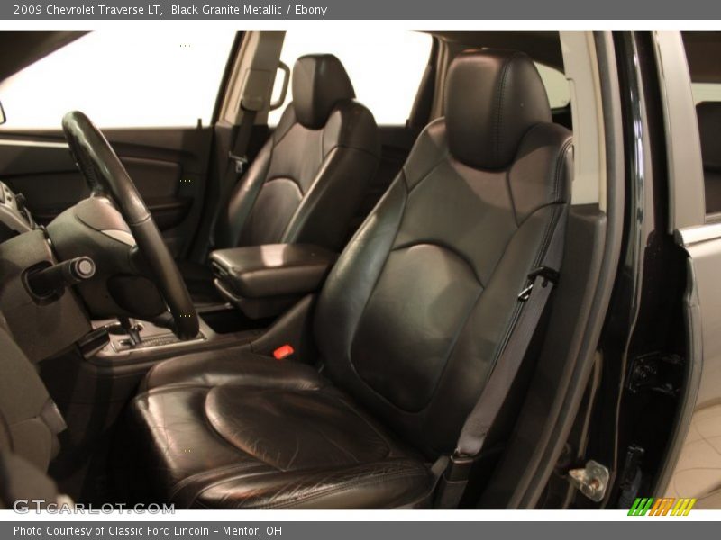 Black Granite Metallic / Ebony 2009 Chevrolet Traverse LT