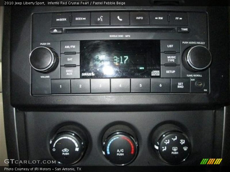 Inferno Red Crystal Pearl / Pastel Pebble Beige 2010 Jeep Liberty Sport