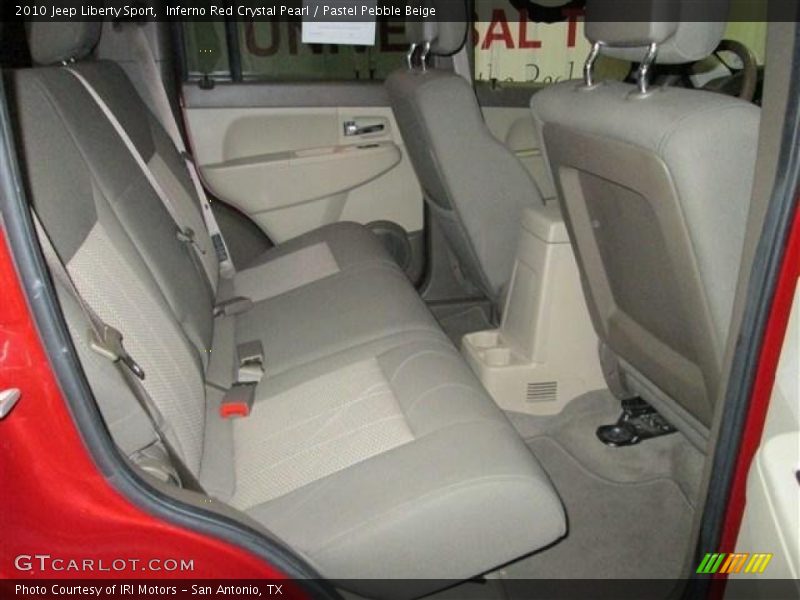 Inferno Red Crystal Pearl / Pastel Pebble Beige 2010 Jeep Liberty Sport