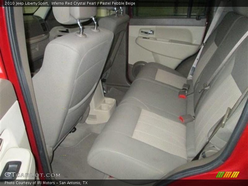 Inferno Red Crystal Pearl / Pastel Pebble Beige 2010 Jeep Liberty Sport
