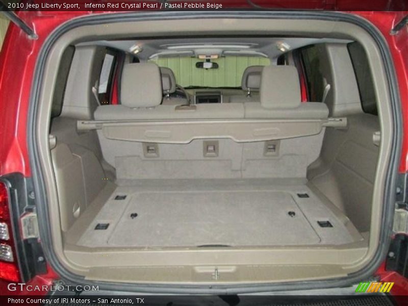 Inferno Red Crystal Pearl / Pastel Pebble Beige 2010 Jeep Liberty Sport