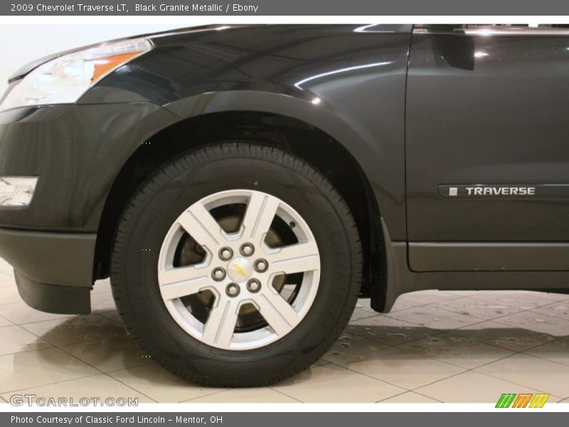 Black Granite Metallic / Ebony 2009 Chevrolet Traverse LT