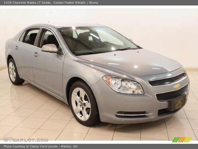 Golden Pewter Metallic / Ebony 2009 Chevrolet Malibu LT Sedan
