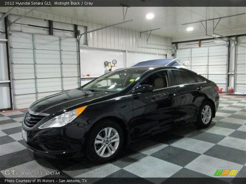 Midnight Black / Gray 2012 Hyundai Sonata GLS