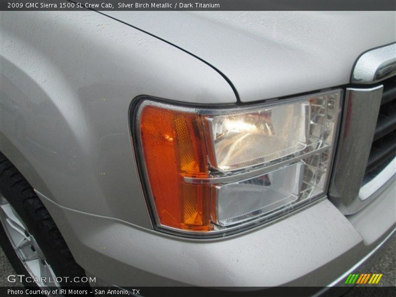 Silver Birch Metallic / Dark Titanium 2009 GMC Sierra 1500 SL Crew Cab