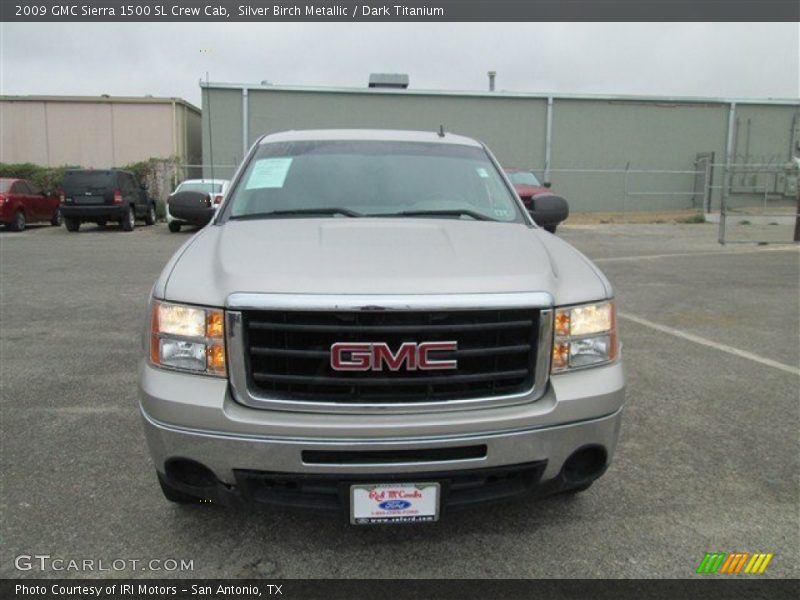 Silver Birch Metallic / Dark Titanium 2009 GMC Sierra 1500 SL Crew Cab