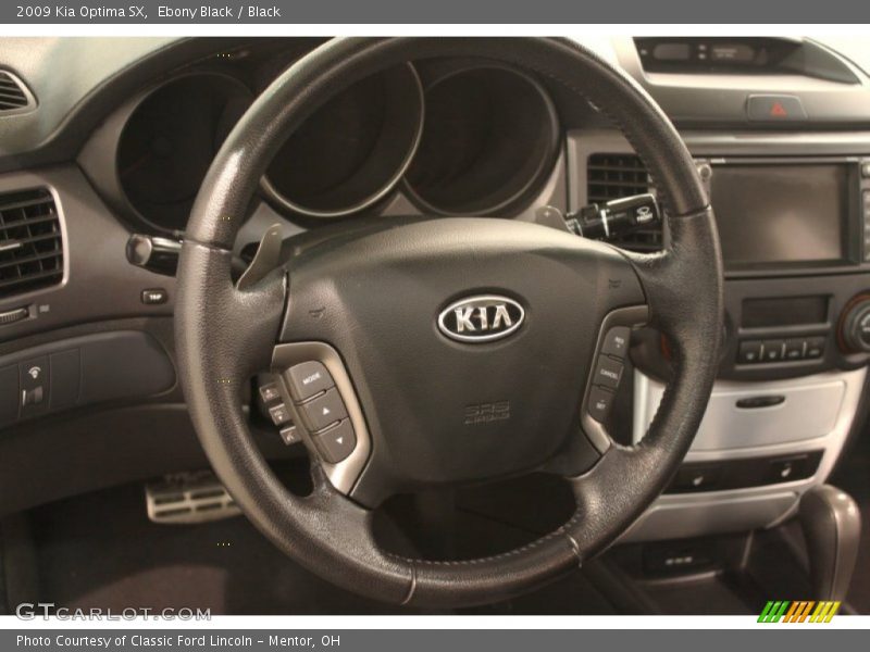 Ebony Black / Black 2009 Kia Optima SX