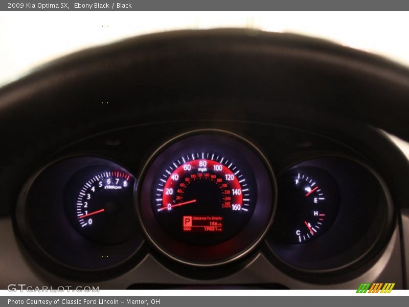 Ebony Black / Black 2009 Kia Optima SX