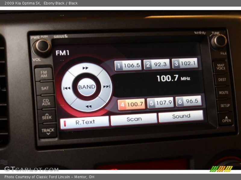 Ebony Black / Black 2009 Kia Optima SX