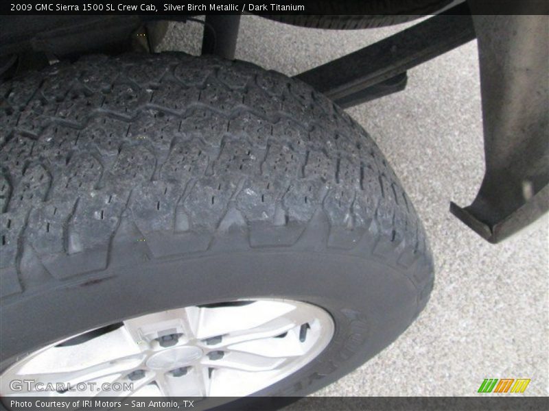 Silver Birch Metallic / Dark Titanium 2009 GMC Sierra 1500 SL Crew Cab