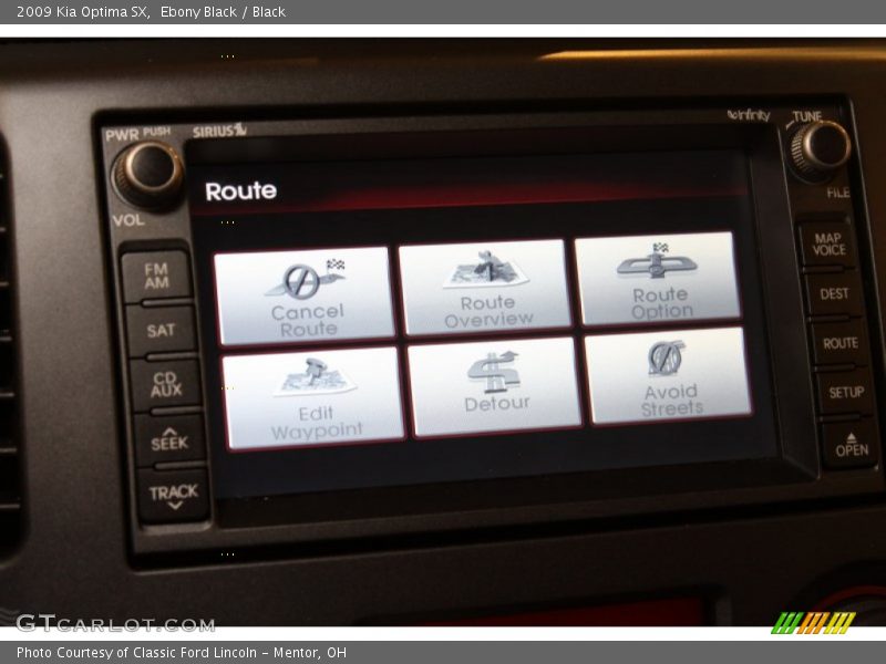 Ebony Black / Black 2009 Kia Optima SX