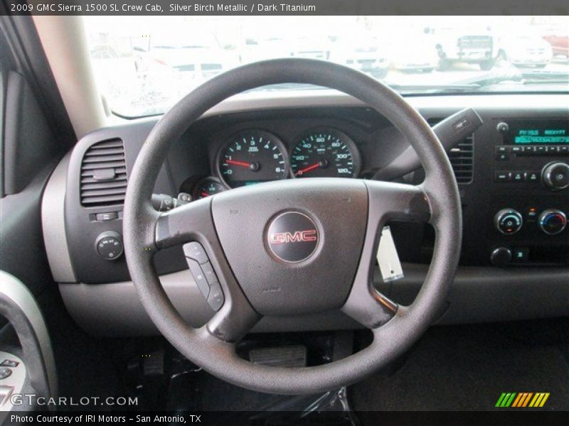 Silver Birch Metallic / Dark Titanium 2009 GMC Sierra 1500 SL Crew Cab