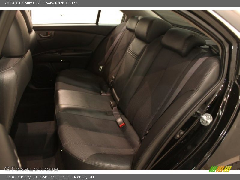 Ebony Black / Black 2009 Kia Optima SX