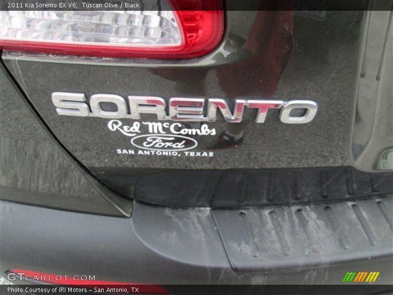 Tuscan Olive / Black 2011 Kia Sorento EX V6