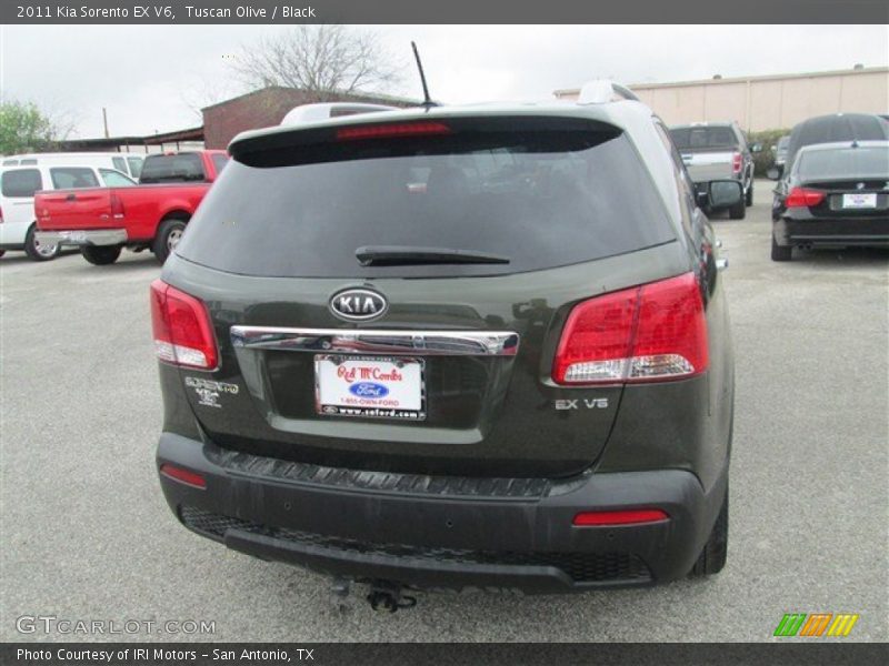 Tuscan Olive / Black 2011 Kia Sorento EX V6