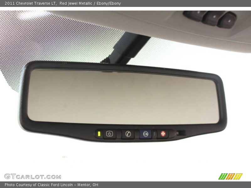 Red Jewel Metallic / Ebony/Ebony 2011 Chevrolet Traverse LT