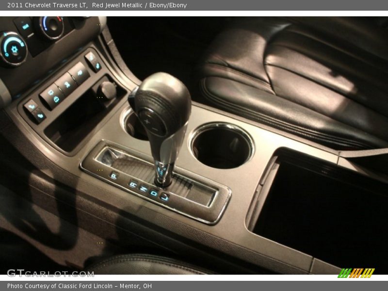 Red Jewel Metallic / Ebony/Ebony 2011 Chevrolet Traverse LT