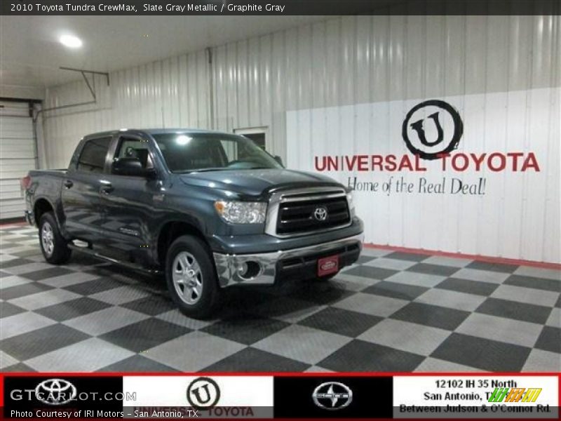 Slate Gray Metallic / Graphite Gray 2010 Toyota Tundra CrewMax