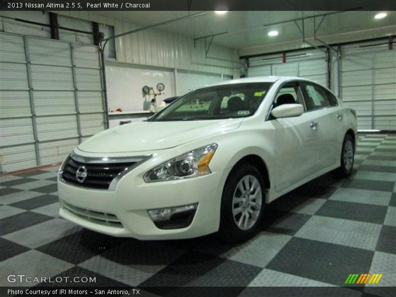 Pearl White / Charcoal 2013 Nissan Altima 2.5 S