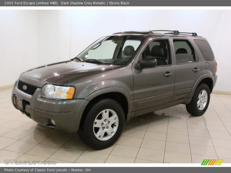 Dark Shadow Grey Metallic / Ebony Black 2003 Ford Escape Limited 4WD
