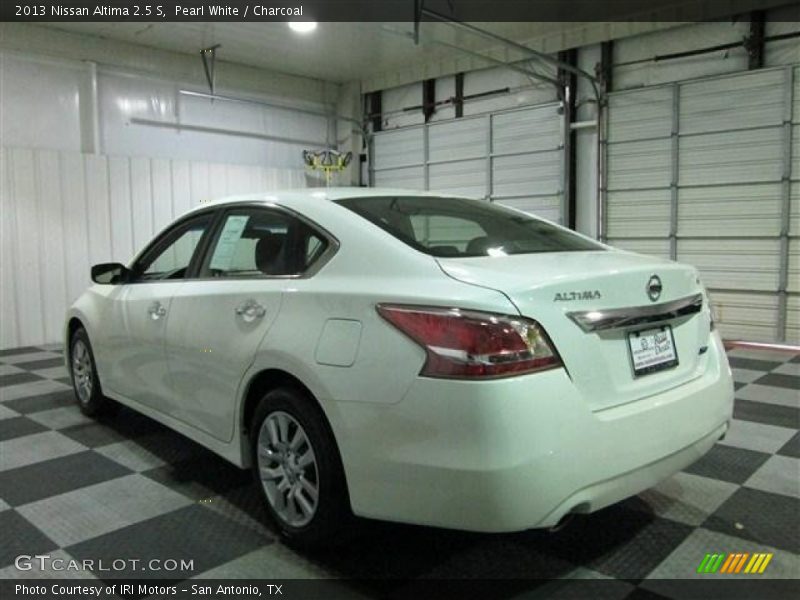 Pearl White / Charcoal 2013 Nissan Altima 2.5 S