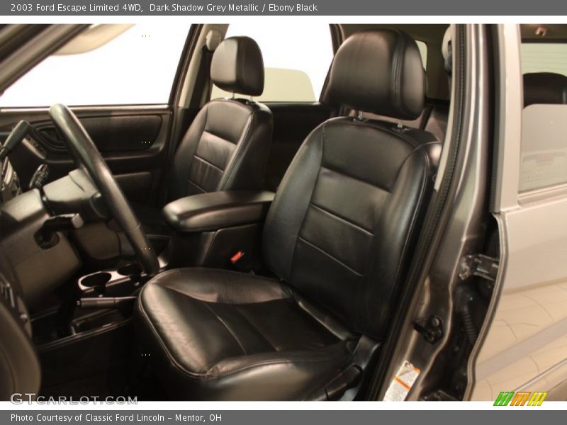 Dark Shadow Grey Metallic / Ebony Black 2003 Ford Escape Limited 4WD