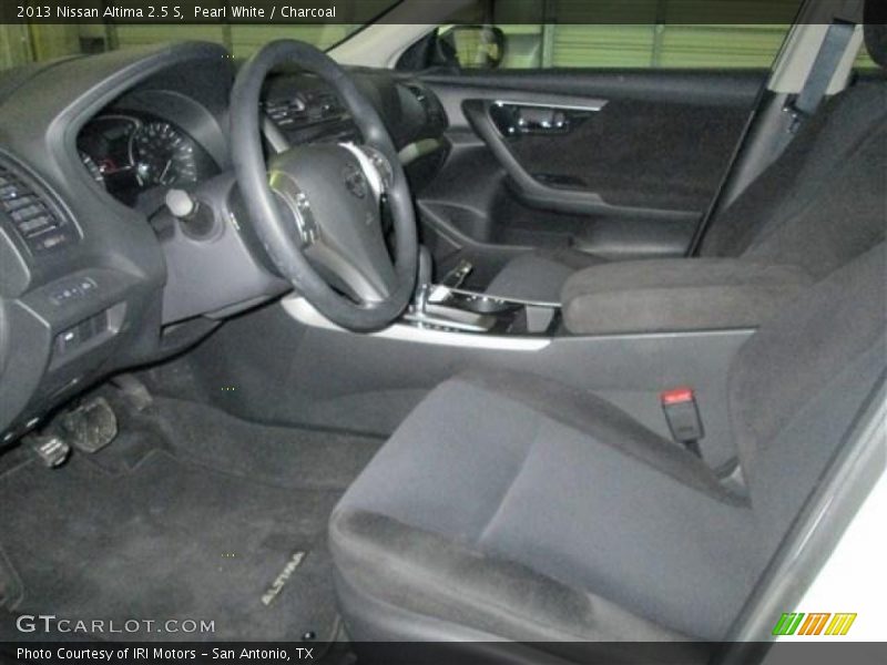 Pearl White / Charcoal 2013 Nissan Altima 2.5 S