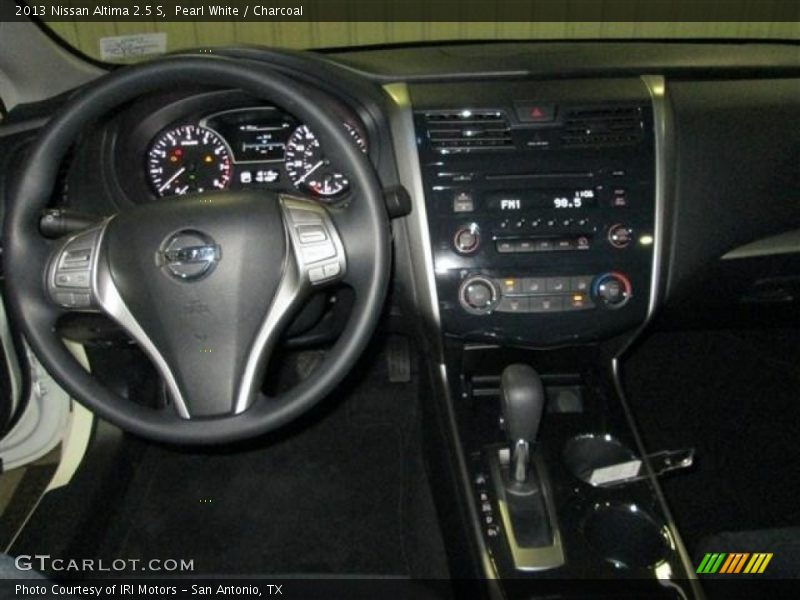 Pearl White / Charcoal 2013 Nissan Altima 2.5 S
