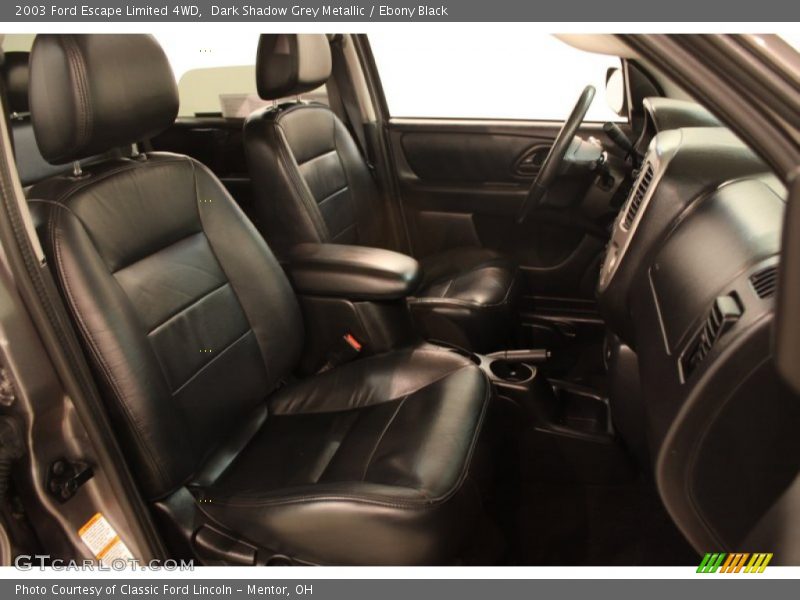 Dark Shadow Grey Metallic / Ebony Black 2003 Ford Escape Limited 4WD