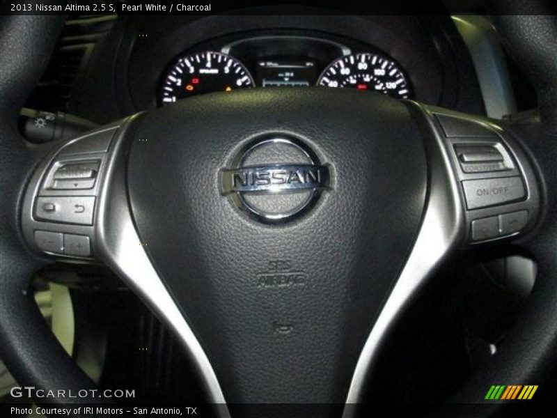 Pearl White / Charcoal 2013 Nissan Altima 2.5 S