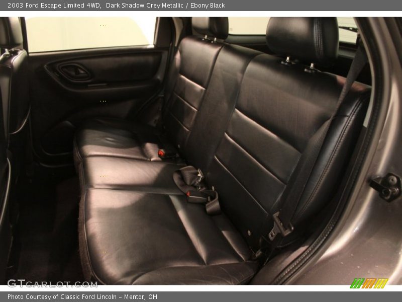 Dark Shadow Grey Metallic / Ebony Black 2003 Ford Escape Limited 4WD
