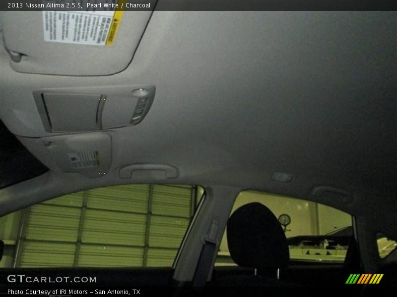 Pearl White / Charcoal 2013 Nissan Altima 2.5 S