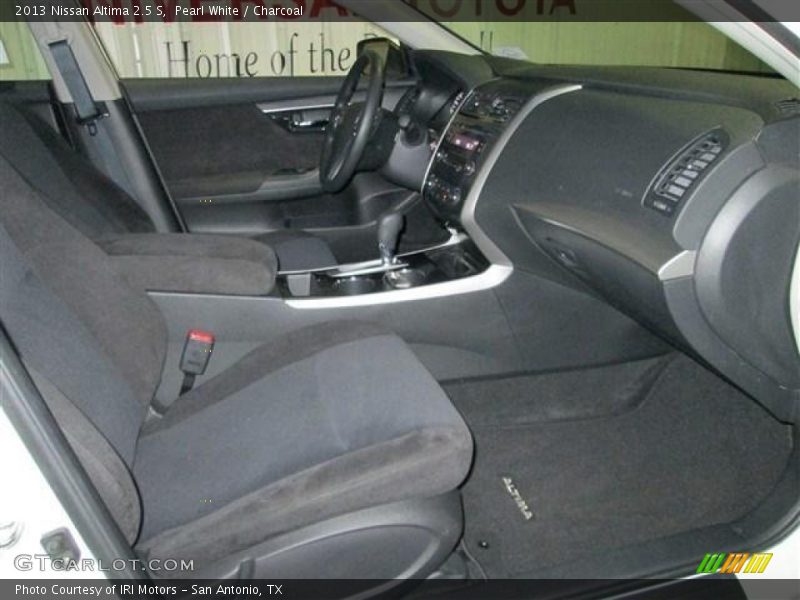 Pearl White / Charcoal 2013 Nissan Altima 2.5 S
