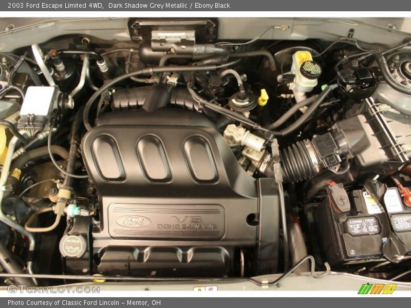 Dark Shadow Grey Metallic / Ebony Black 2003 Ford Escape Limited 4WD