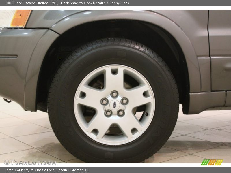 Dark Shadow Grey Metallic / Ebony Black 2003 Ford Escape Limited 4WD