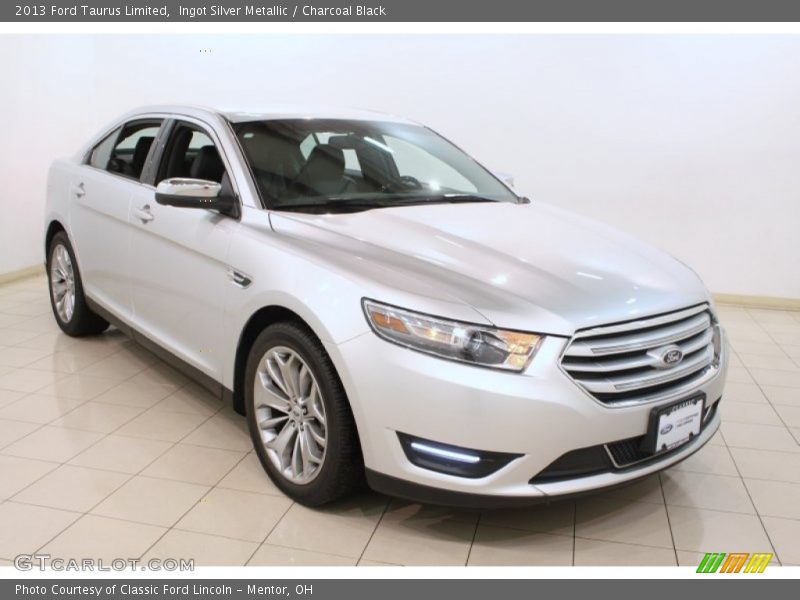 Ingot Silver Metallic / Charcoal Black 2013 Ford Taurus Limited