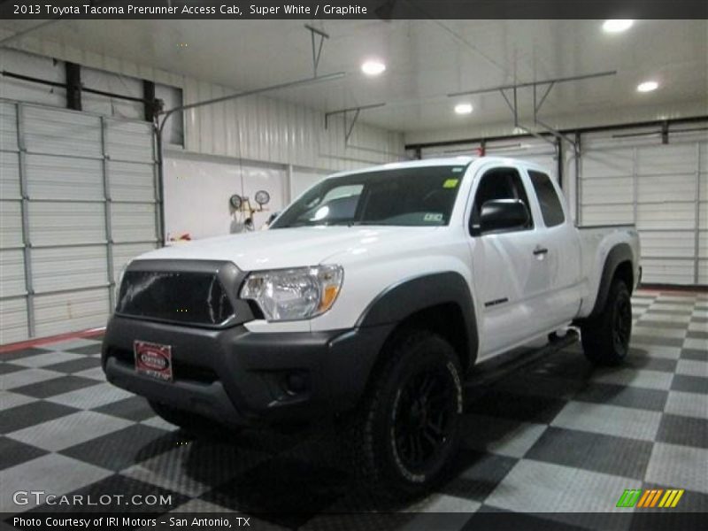 Super White / Graphite 2013 Toyota Tacoma Prerunner Access Cab
