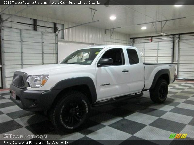 Super White / Graphite 2013 Toyota Tacoma Prerunner Access Cab
