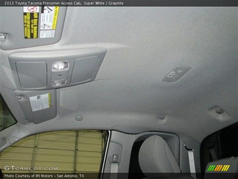 Super White / Graphite 2013 Toyota Tacoma Prerunner Access Cab